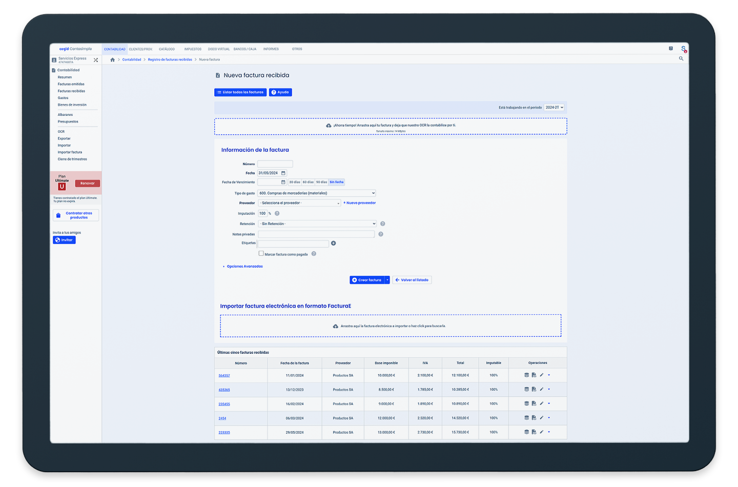 Sistema Verifactu - Contasimple